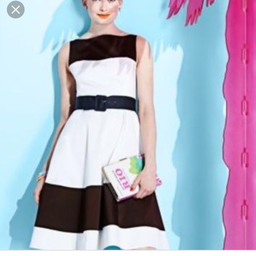 NWOT Black and white Kate spade dress